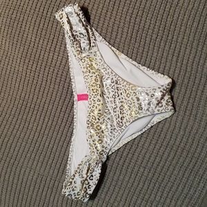 Victoria's Secret leopard bikini bottoms Small